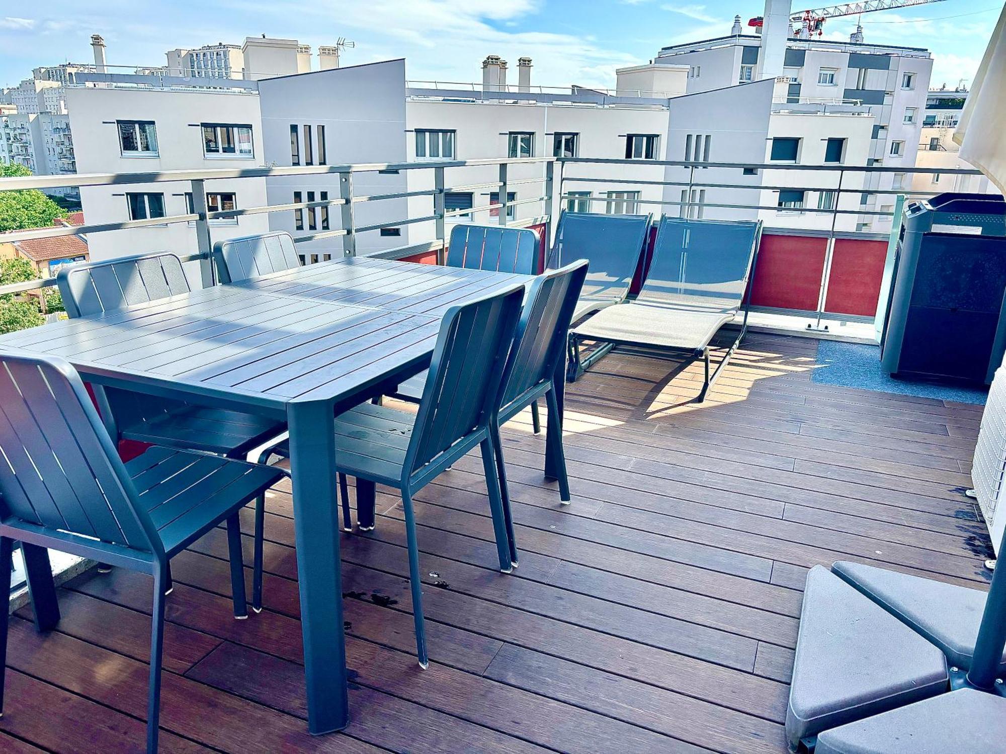Апартаменты T2 Little Boheme Grande Terrasse Plein Ciel Лион Экстерьер фото